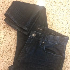 Guess jeans “slim straight “ size 30X30